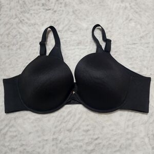 Cacique Boost Plunge Women's Bra Size 44D Black Lined Underwire